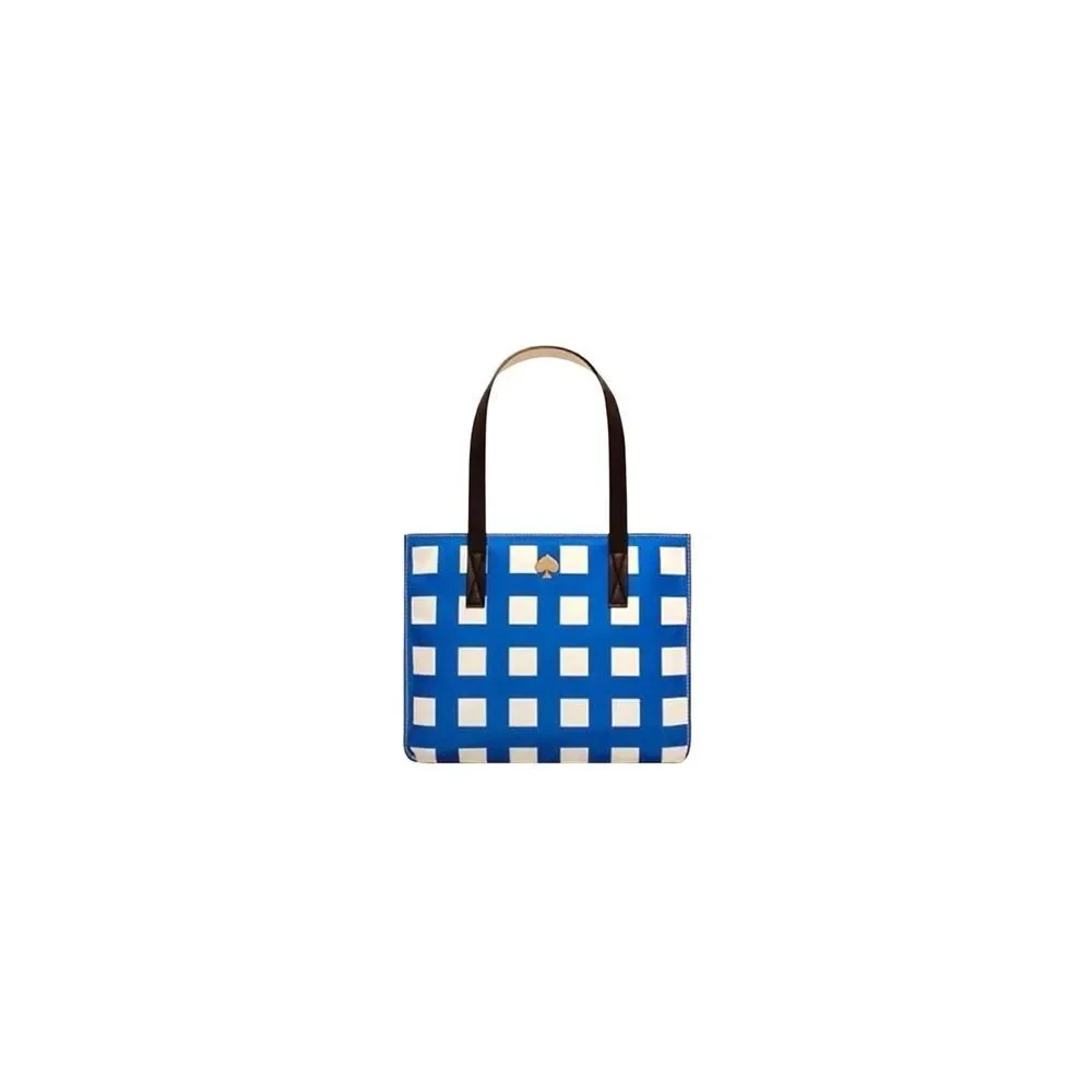 Kate Spade Purse Berry Street Elise Checkered Tote Handbag Purse